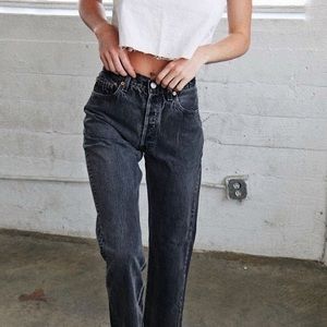 Vintage Levi’s 505 High Waisted Straight Leg Jeans